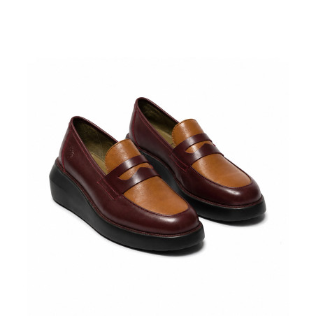 Mocasines FLY LONDON BLAR513FLY Burdeos Cuero