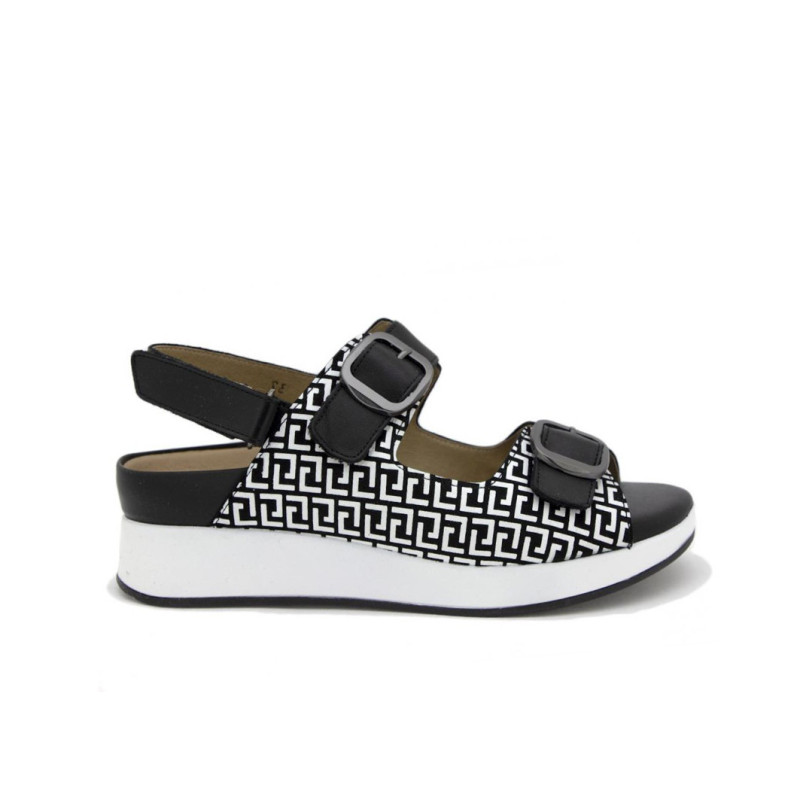 Sandalia PIESANTO 250427 Estampado Negro