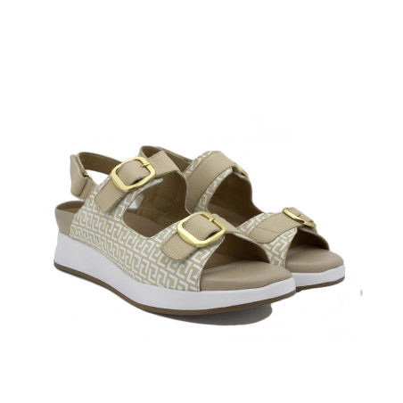 Sandalia PIESANTO 250427 Estampado Beig