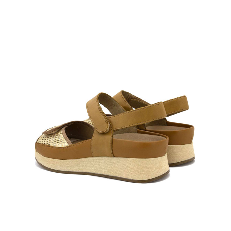 Sandalia PIESANTO 250402 Trenzado Beig